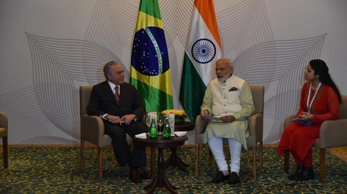 Modi: India appreciates Brazils support to combat terrorism